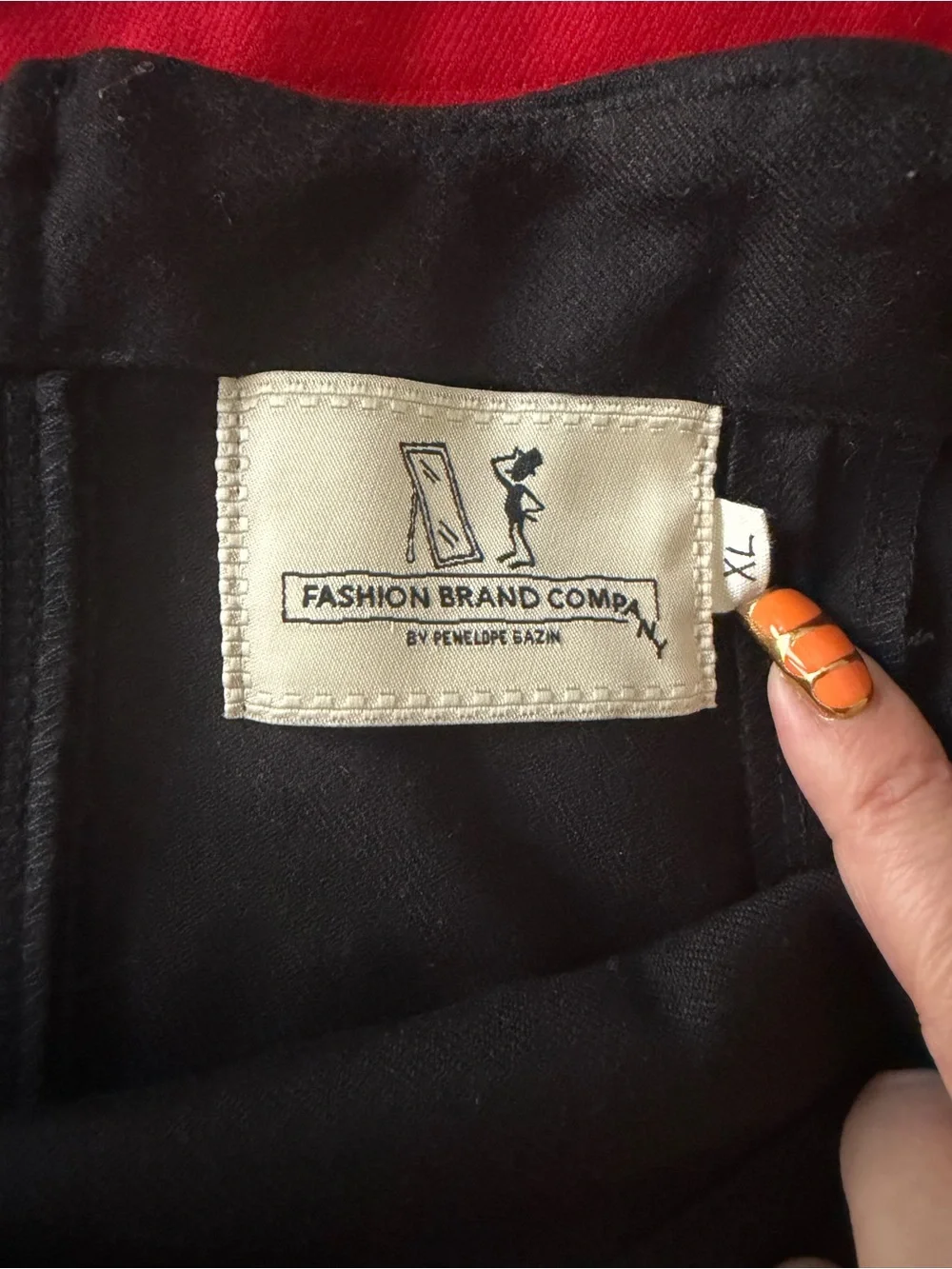 Fashion Brand Company Black Ink Stain Mini Skirt - Picture 4 of 5